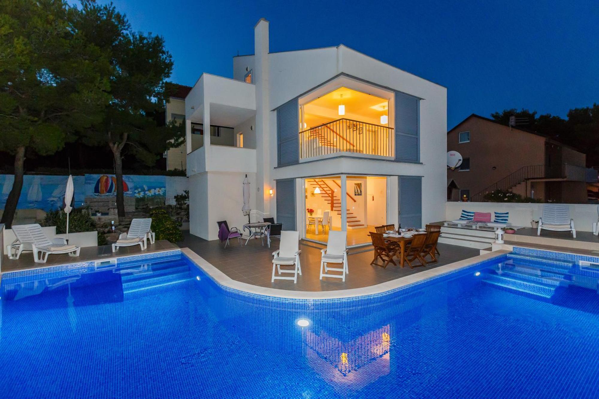 Villa Casabianca Milna  Esterno foto