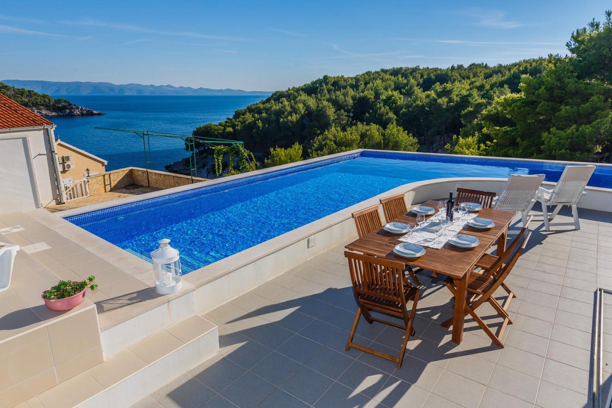 Villa Casabianca Milna  Esterno foto